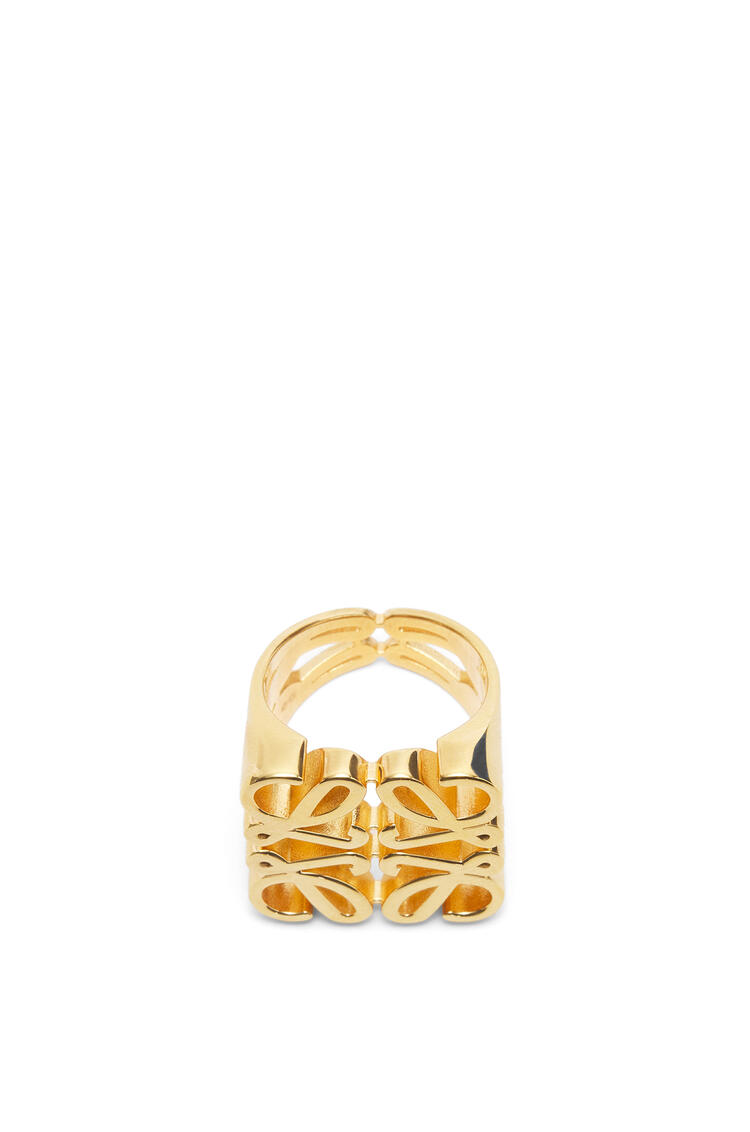 LOEWE Anagram chevaliere ring in sterling silver Gold