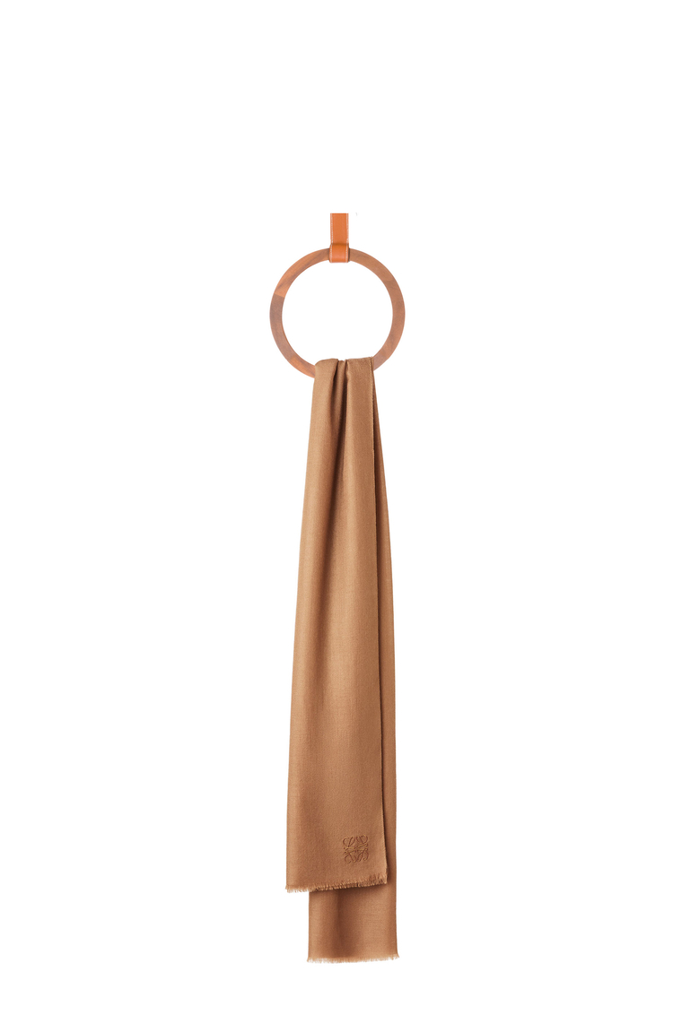 LOEWE Scarf in cashmere Camel