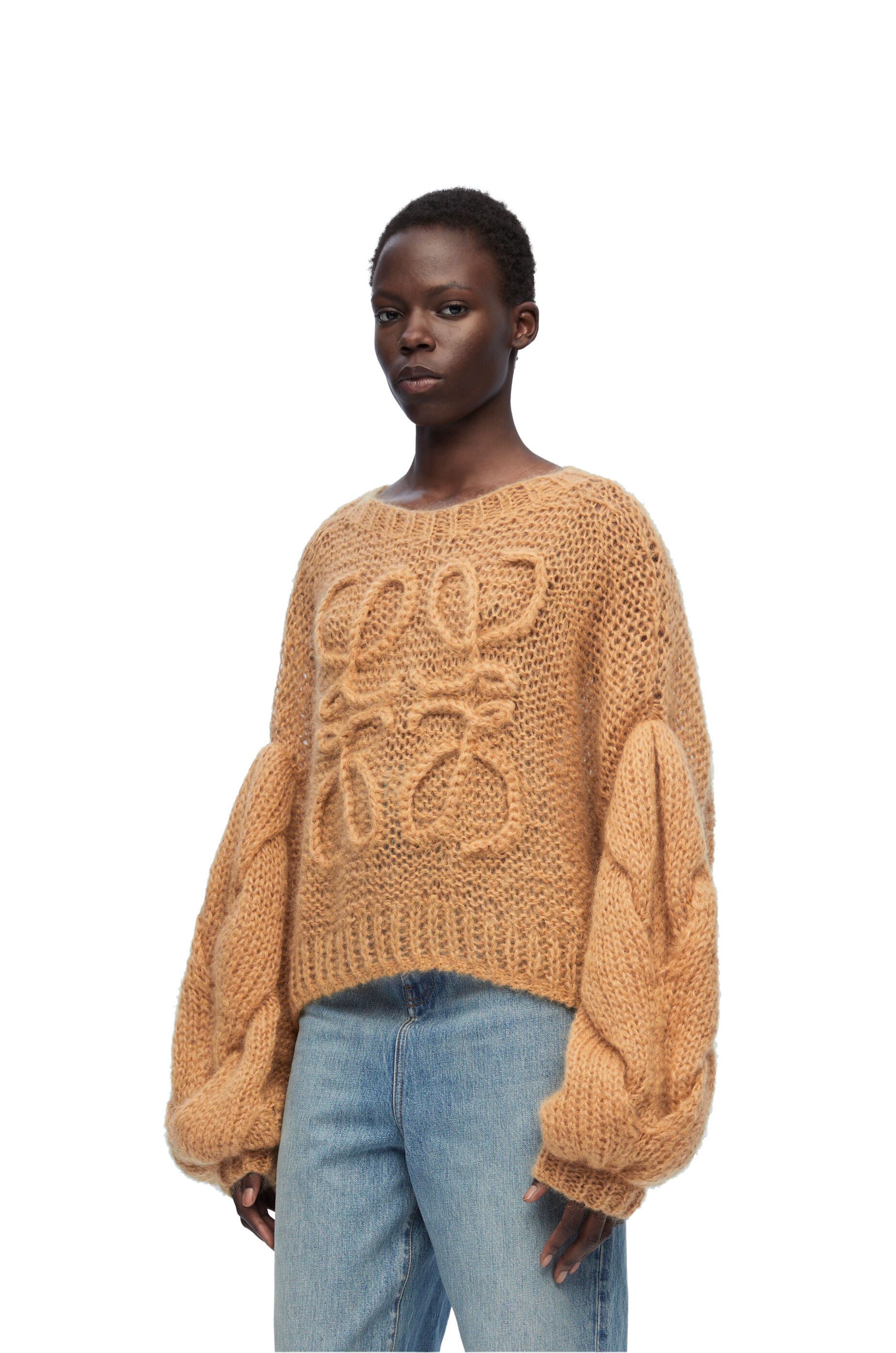 Mohair knit sweater discount