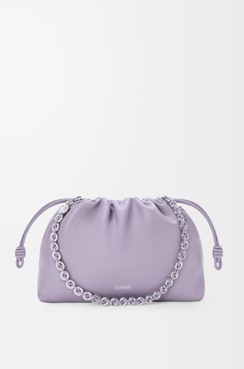 LOEWE Bolso Flamenco purse mediano en piel napa de cordero Malva Oscuro