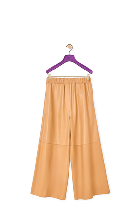 LOEWE Cropped elasticated trousers Butter