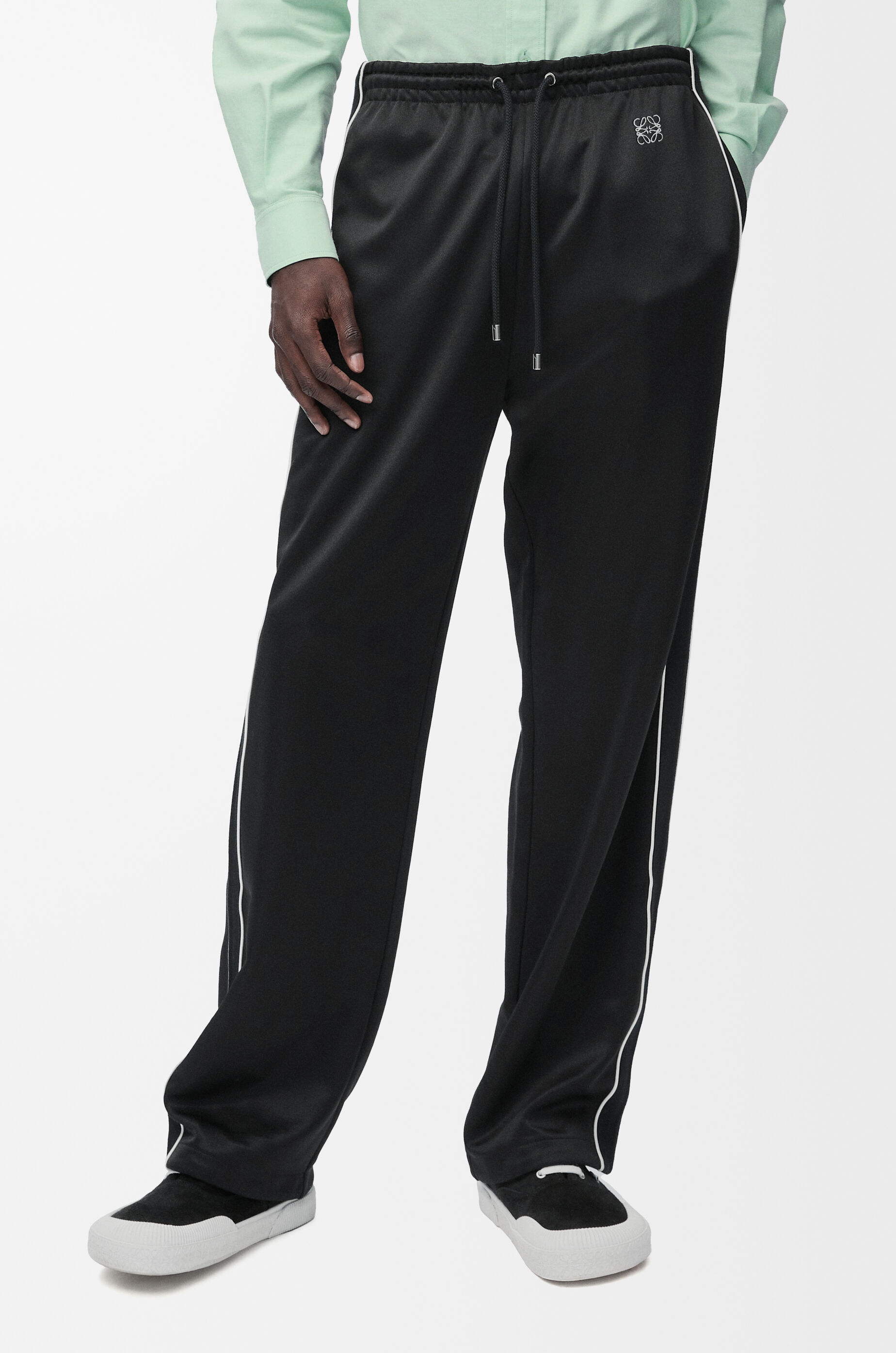 Tracksuit trousers in technical jersey Black - LOEWE