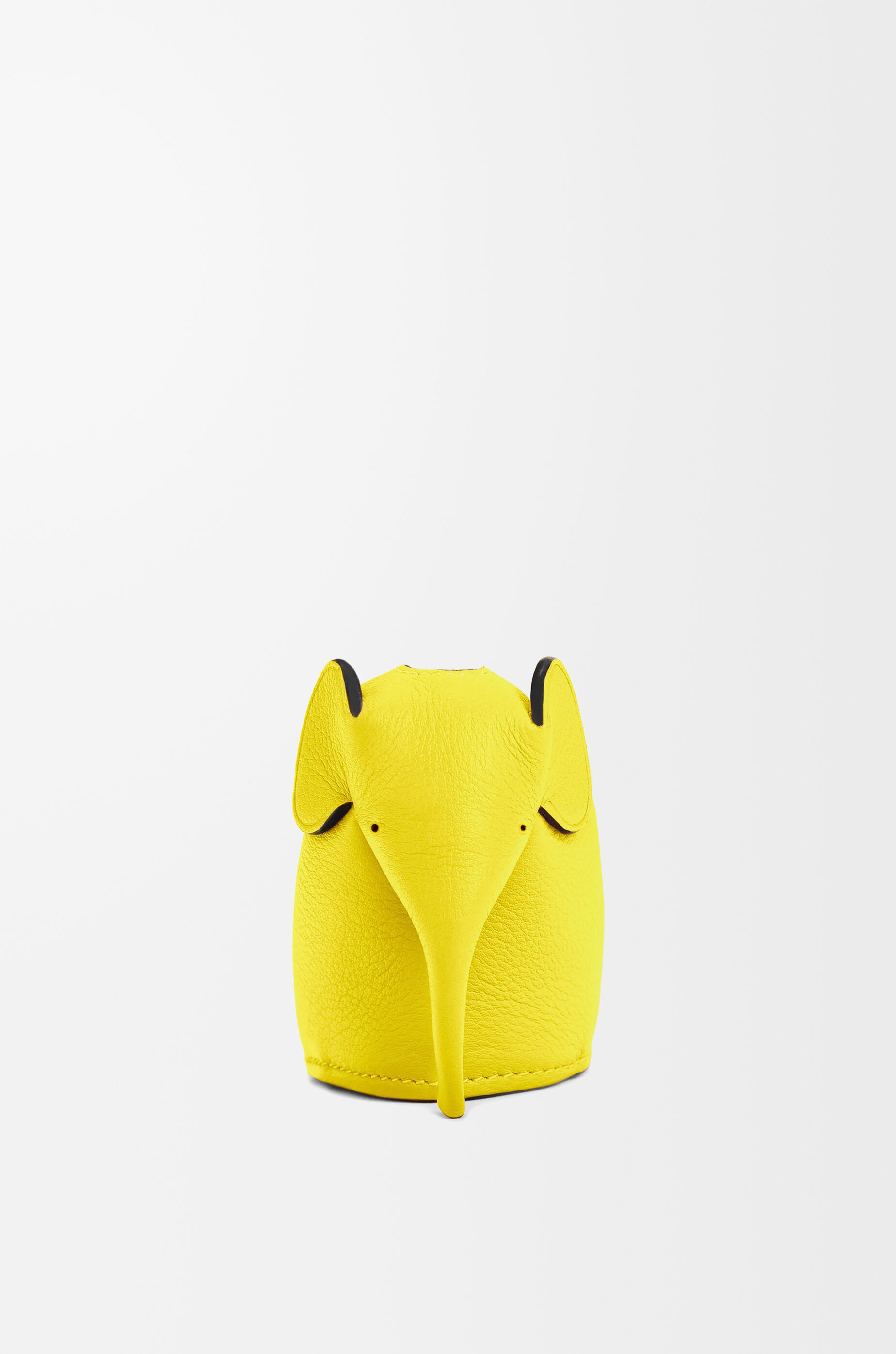 エレファント チャーム（クラシックカーフ） イエロー - LOEWE