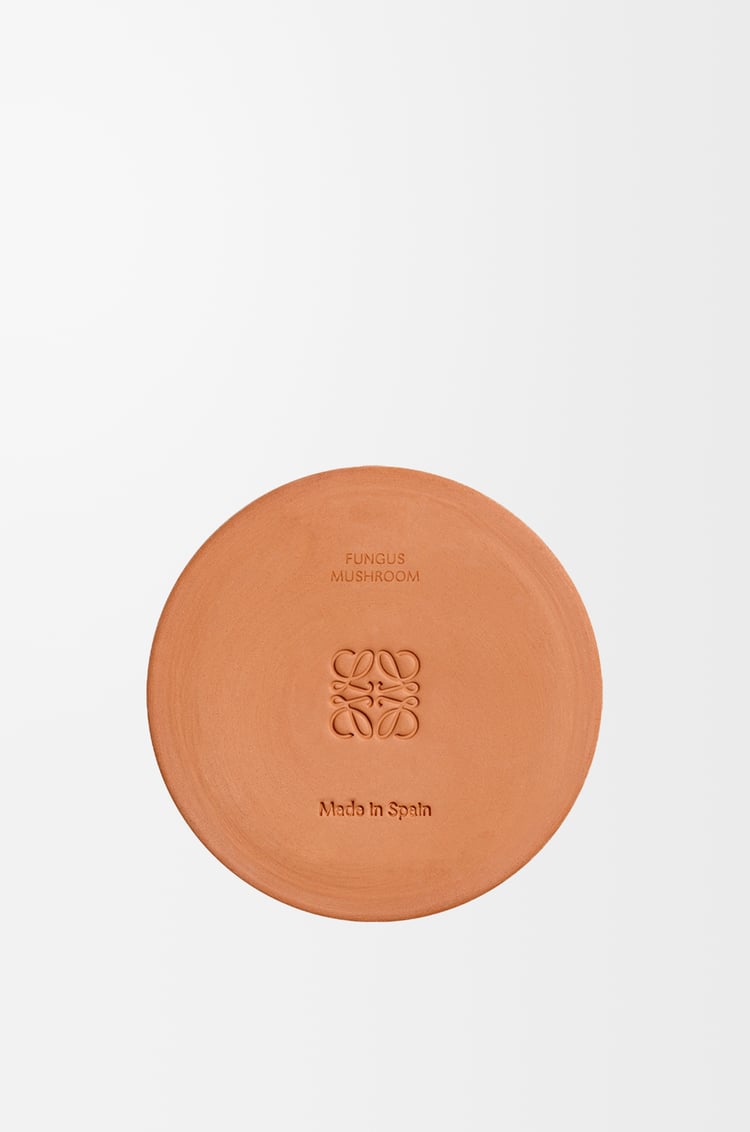 LOEWE Medium Mushroom candle Light Grey
