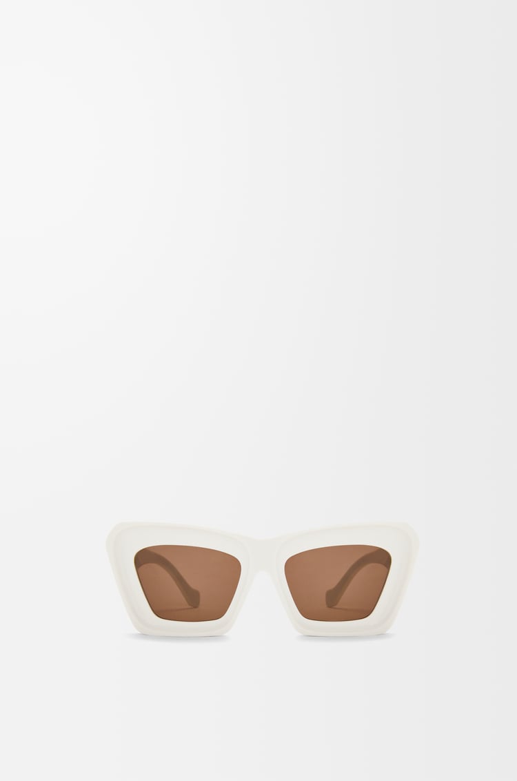 LOEWE Beveled Cateye sunglasses White/Ivory