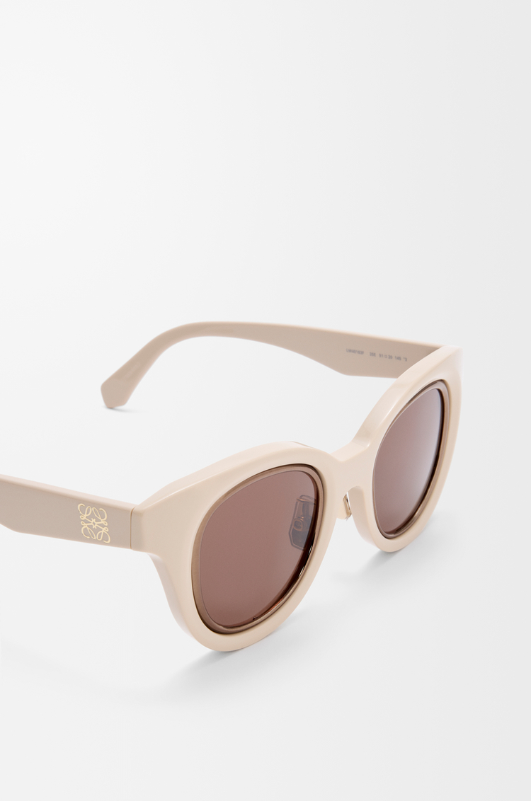 LOEWE Mini Anagram Butterfly sunglasses Cream