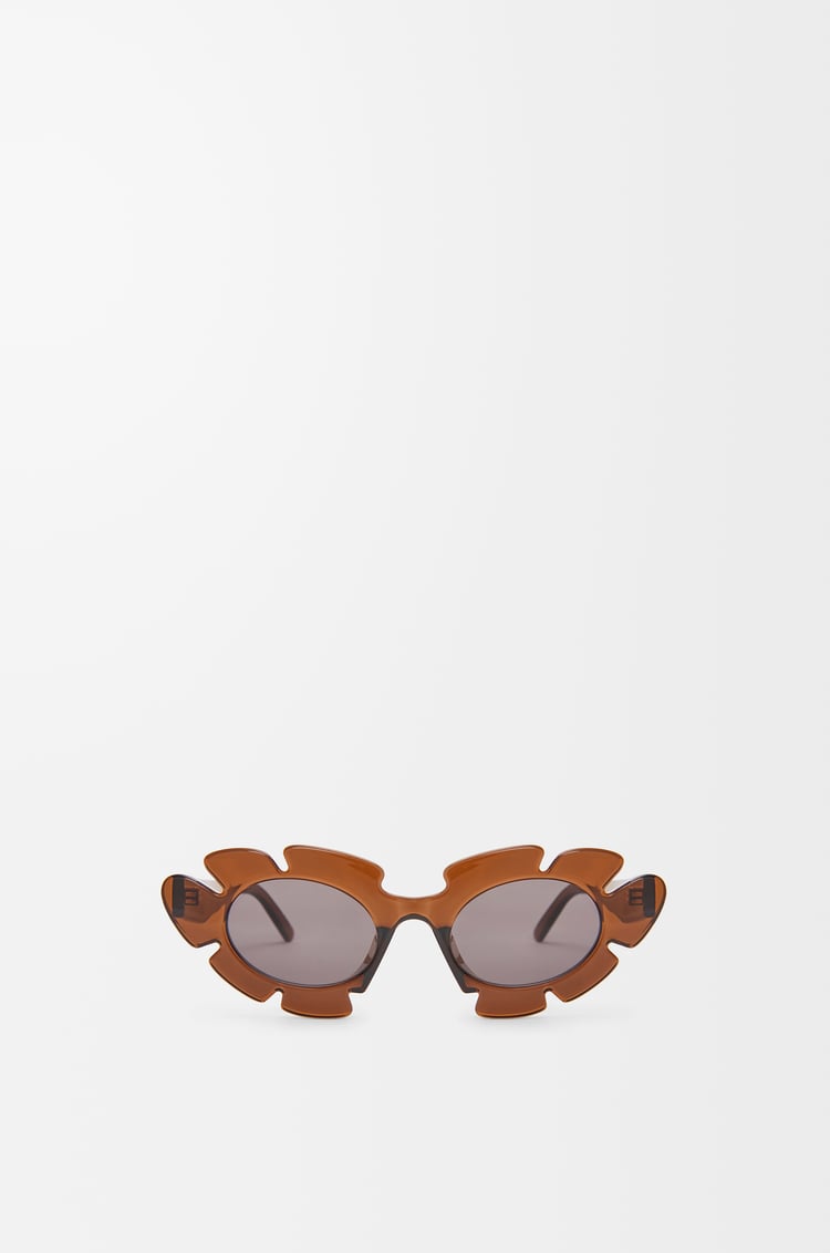 LOEWE Flower sunglasses Transparent Brown