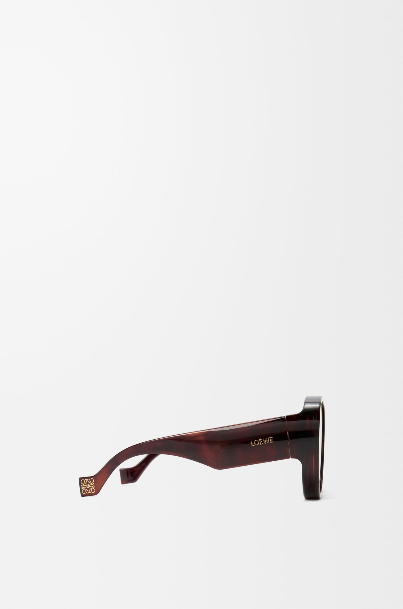 LOEWE Front lenses aviatior sunglasses Havana