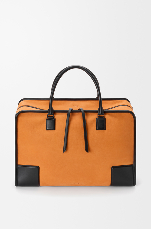 LOEWE 牛巴革 Amazona 180 Duffle 手袋 红椒色