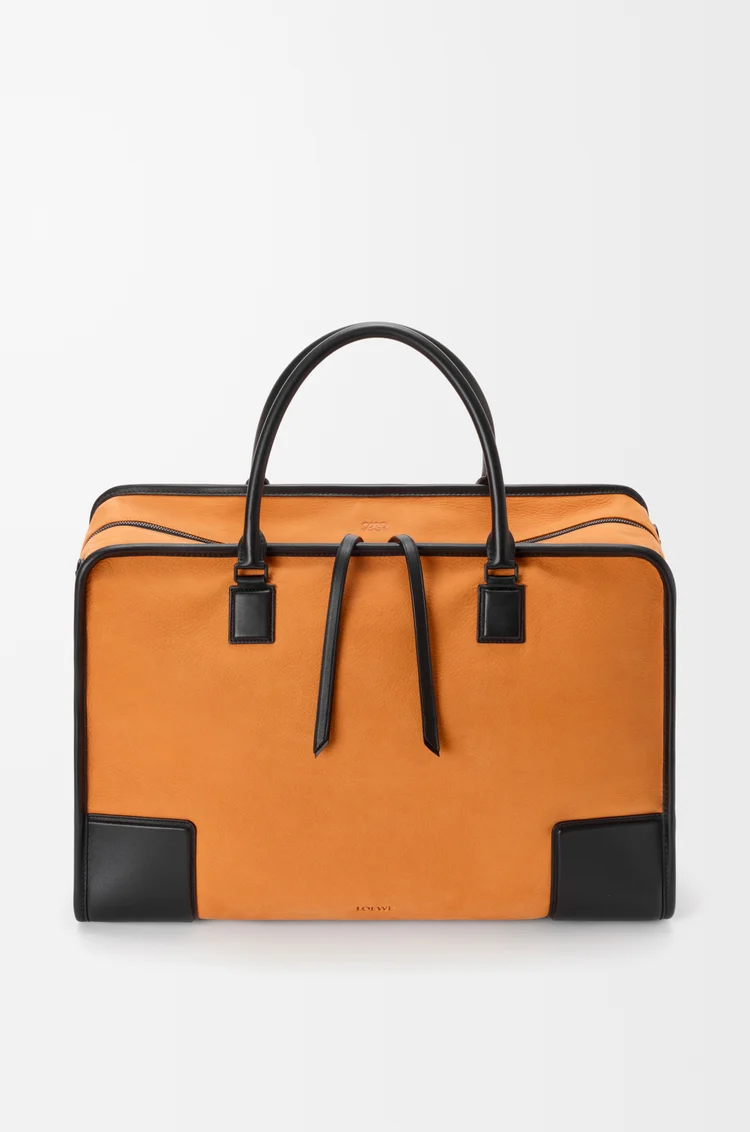LOEWE 牛巴革 Amazona 180 Duffle 手袋 红椒色