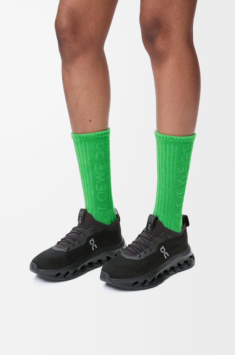 LOEWE Socks in cotton Green