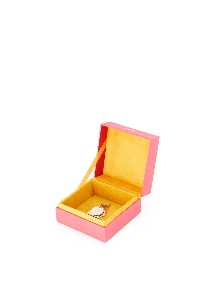 LOEWE Origami charm in sterling silver Silver/Gold pdp_rd