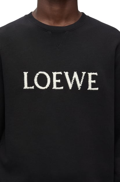 LOEWE レギュラーフィット スウェットシャツ（コットン） ブラック plp_rd