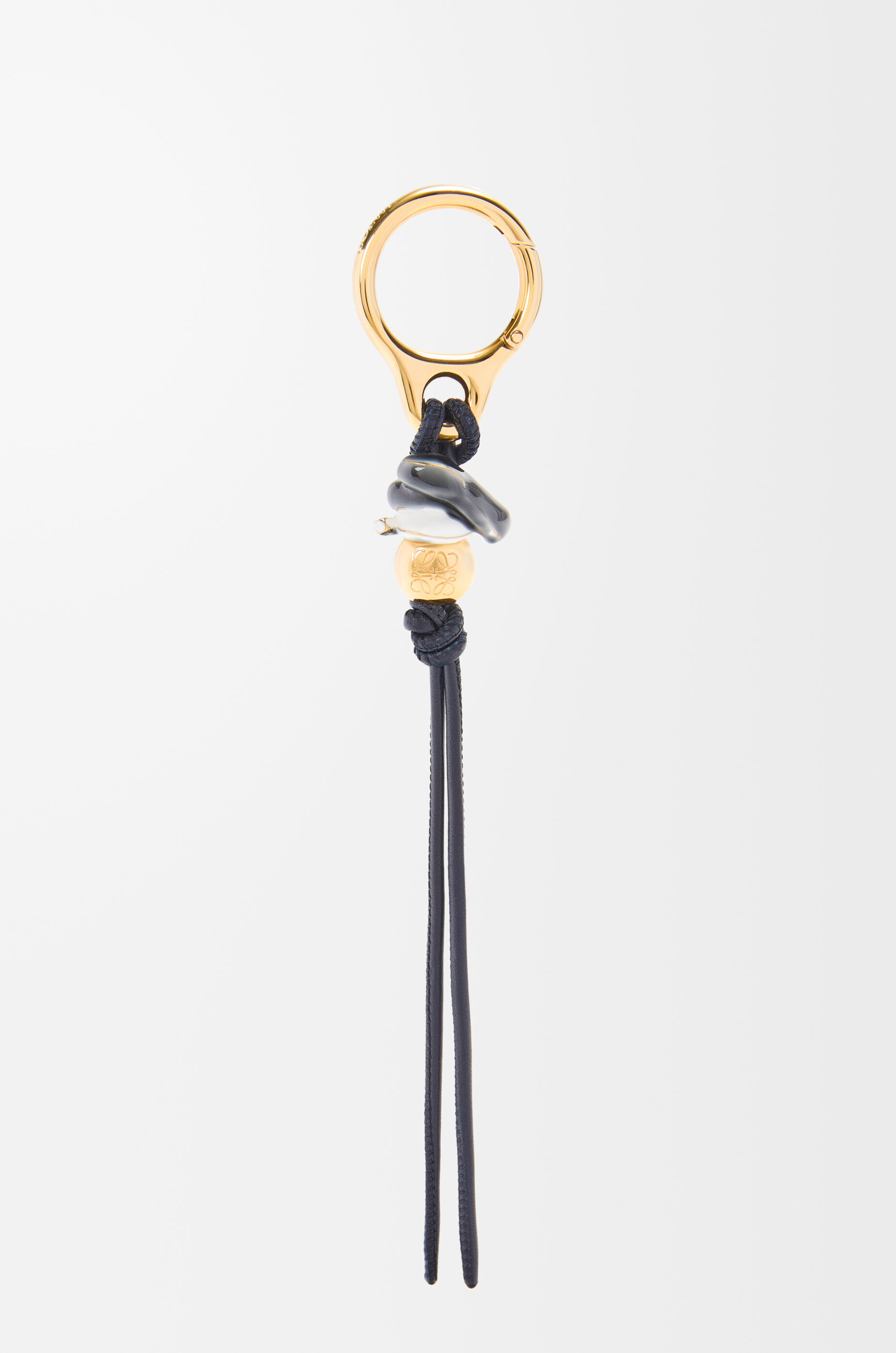 LOEWE シグネチャーチャーム（スムースカーフ） ブラック - LOEWE
