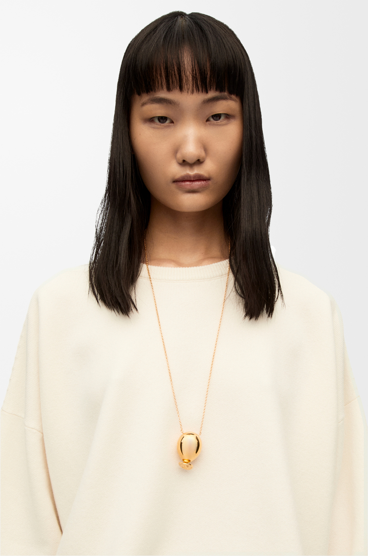 LOEWE バルーン ペンダント (スターリングシルバー) ゴールド