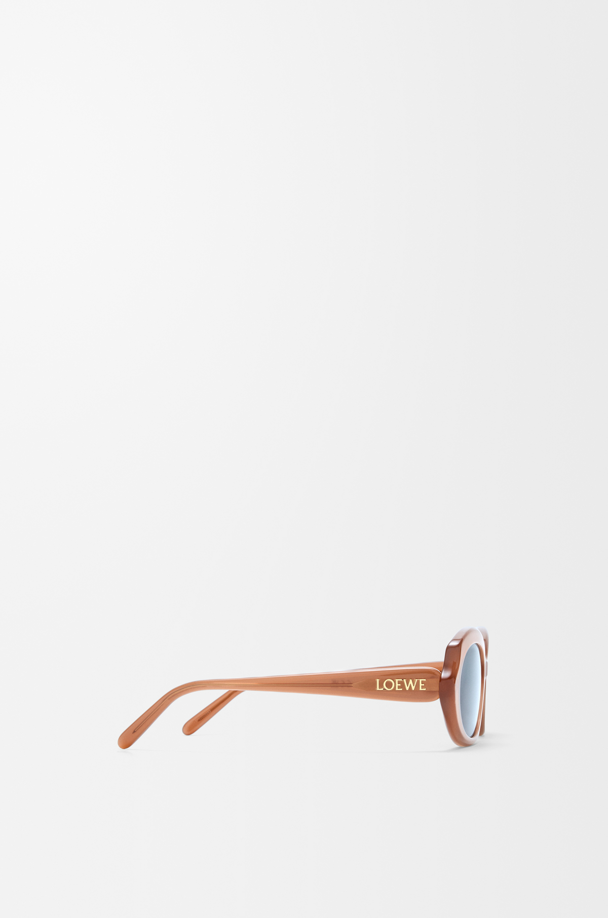 LOEWE - Mini Oval Slim sunglasses - PERFECT CONDITION Mini Oval Slim sunglasses Brown - LOEWE USA Official Website main image 2