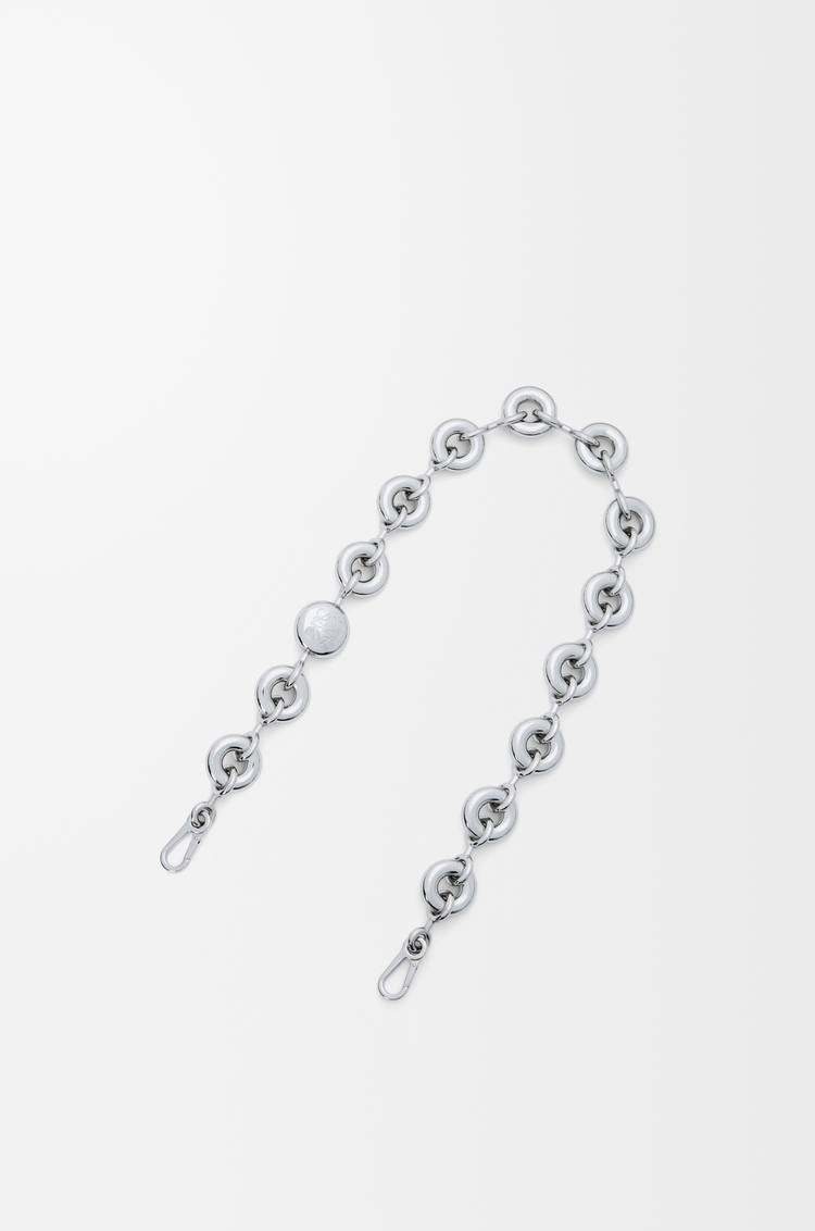LOEWE Cadena con eslabones circulares gruesos Plata