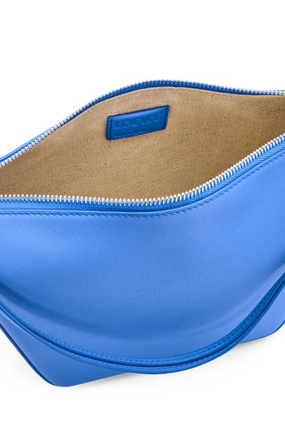 LOEWE Mini Hammock Hobo bag in classic calfskin Seaside Blue plp_rd