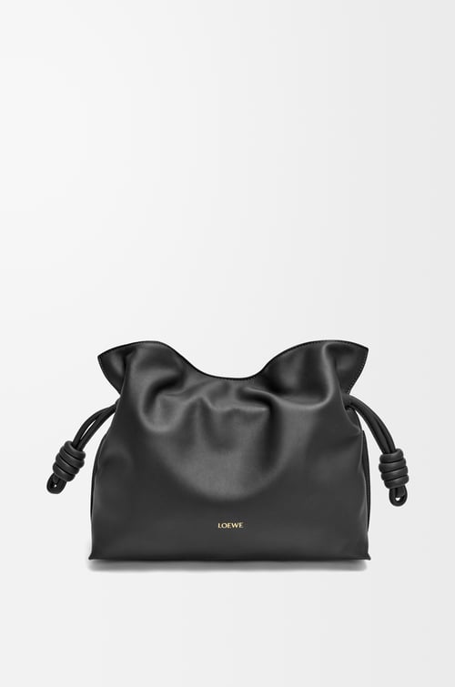 LOEWE フラメンコクラッチ ミディアム（ナパカーフ） ブラック plp_rd