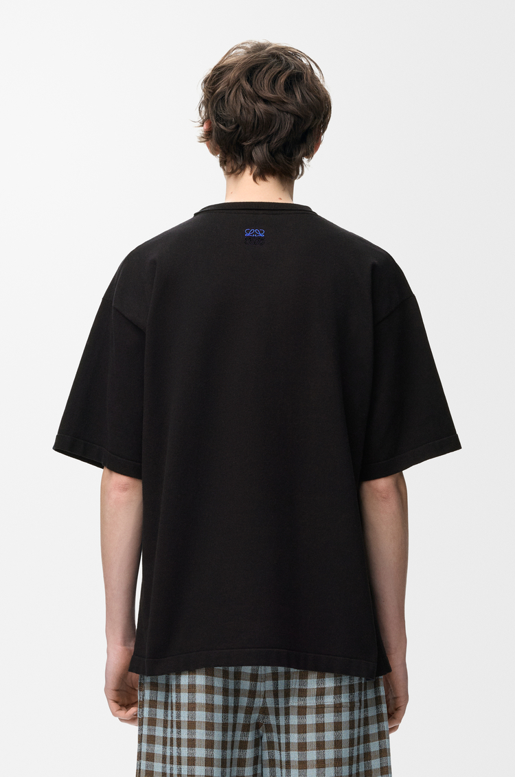 LOEWE Top en algodón Negro