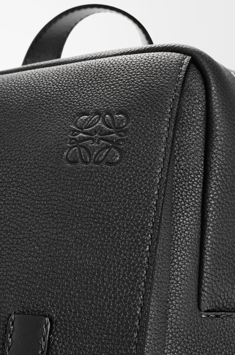 LOEWE Military backpack in soft grained calfskin Negro