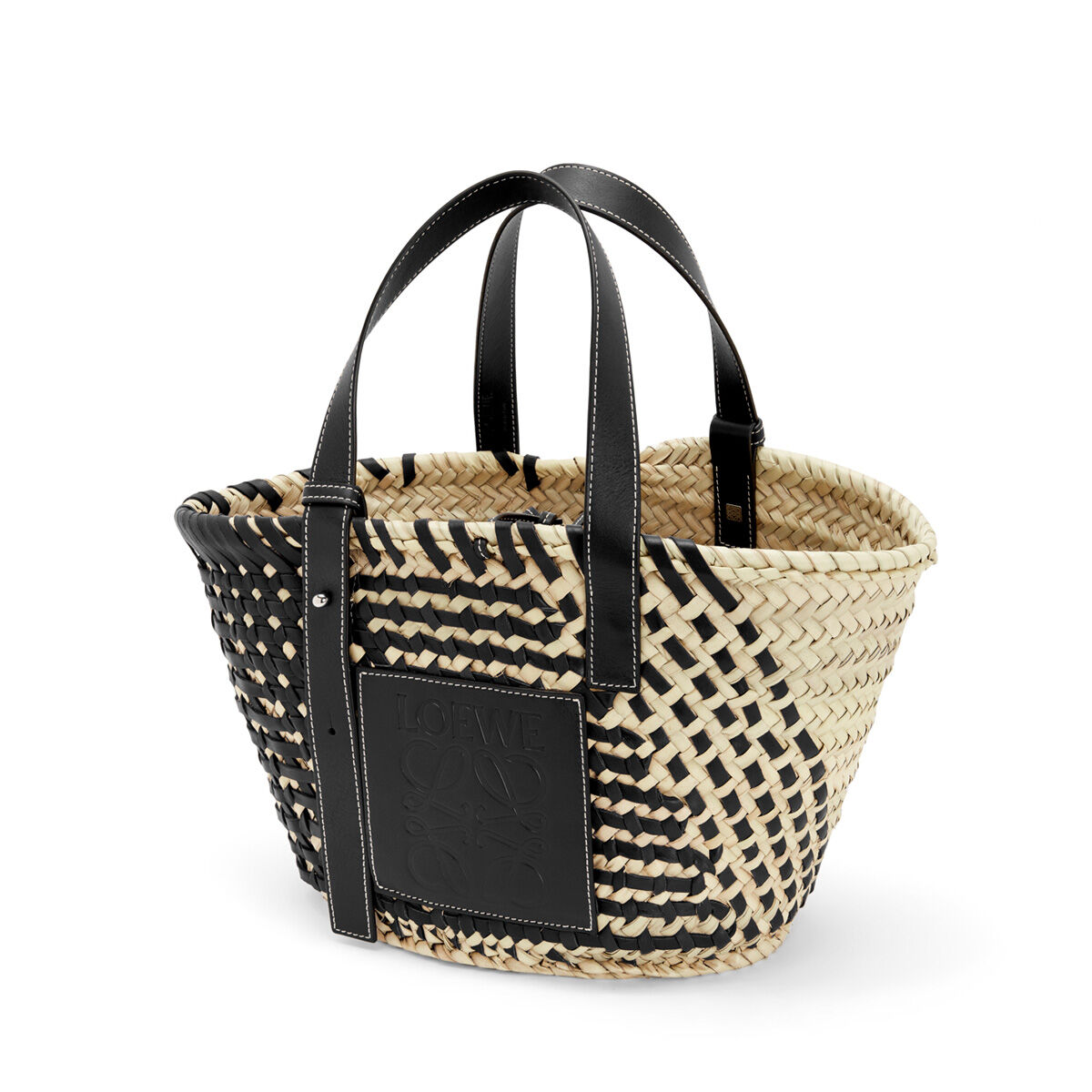 Basket Bag Black/Natural LOEWE
