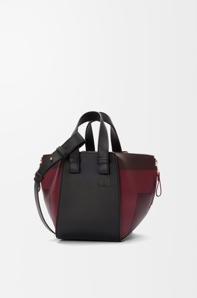 Compact Hammock bag in nappa calfskin