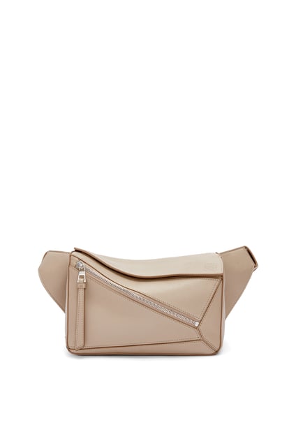 LOEWE Small Puzzle bumbag in classic calfskin Sand plp_rd