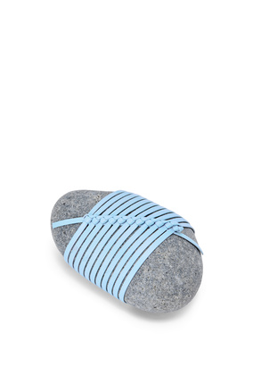 LOEWE Se diagonal knot stone with calfskin Light Blue plp_rd