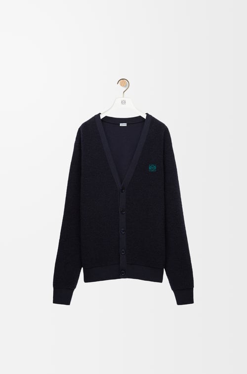LOEWE カーディガン（ウール） ネイビーブルー