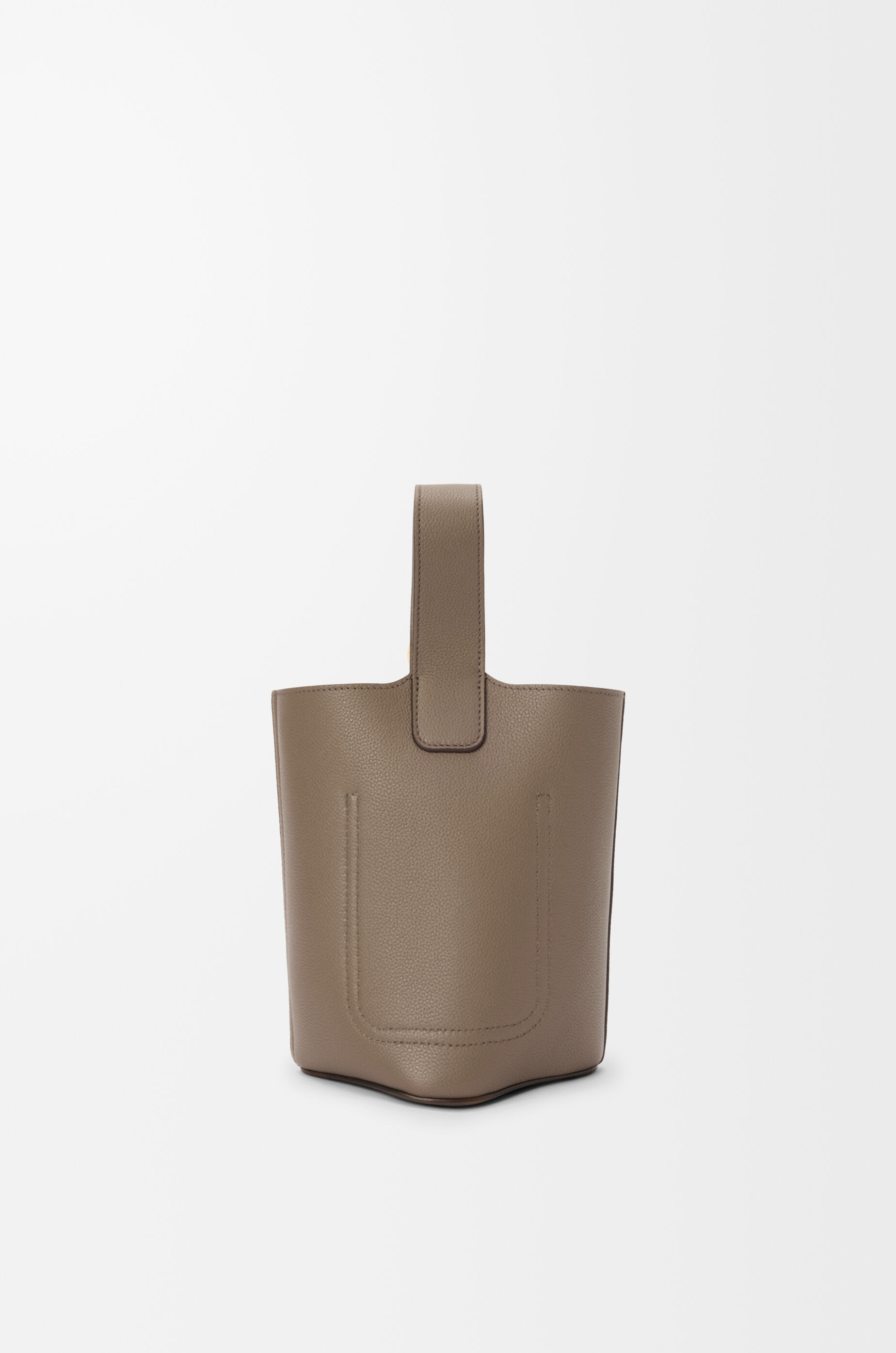 ショルダーバッグ・ポシェット LOEWE BUCKET BAG (AANBBBMX31 TAUPE) Mini Pebble bucket in soft grained calfskin Brown - LOEWE