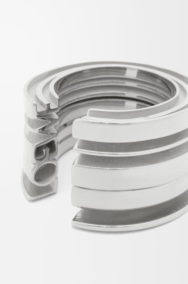 LOEWE Anillo LOEWE gráfico en plata de ley Plata