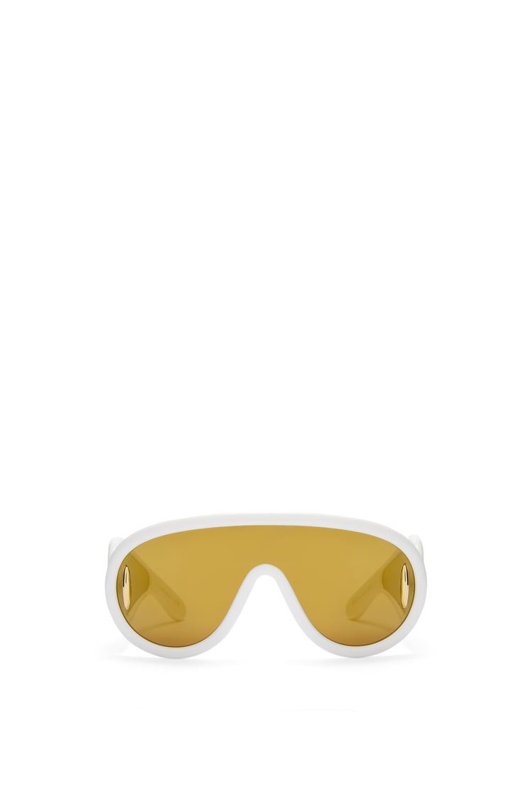 LOEWE Gafas de sol Wave mask en acetato Marfil
