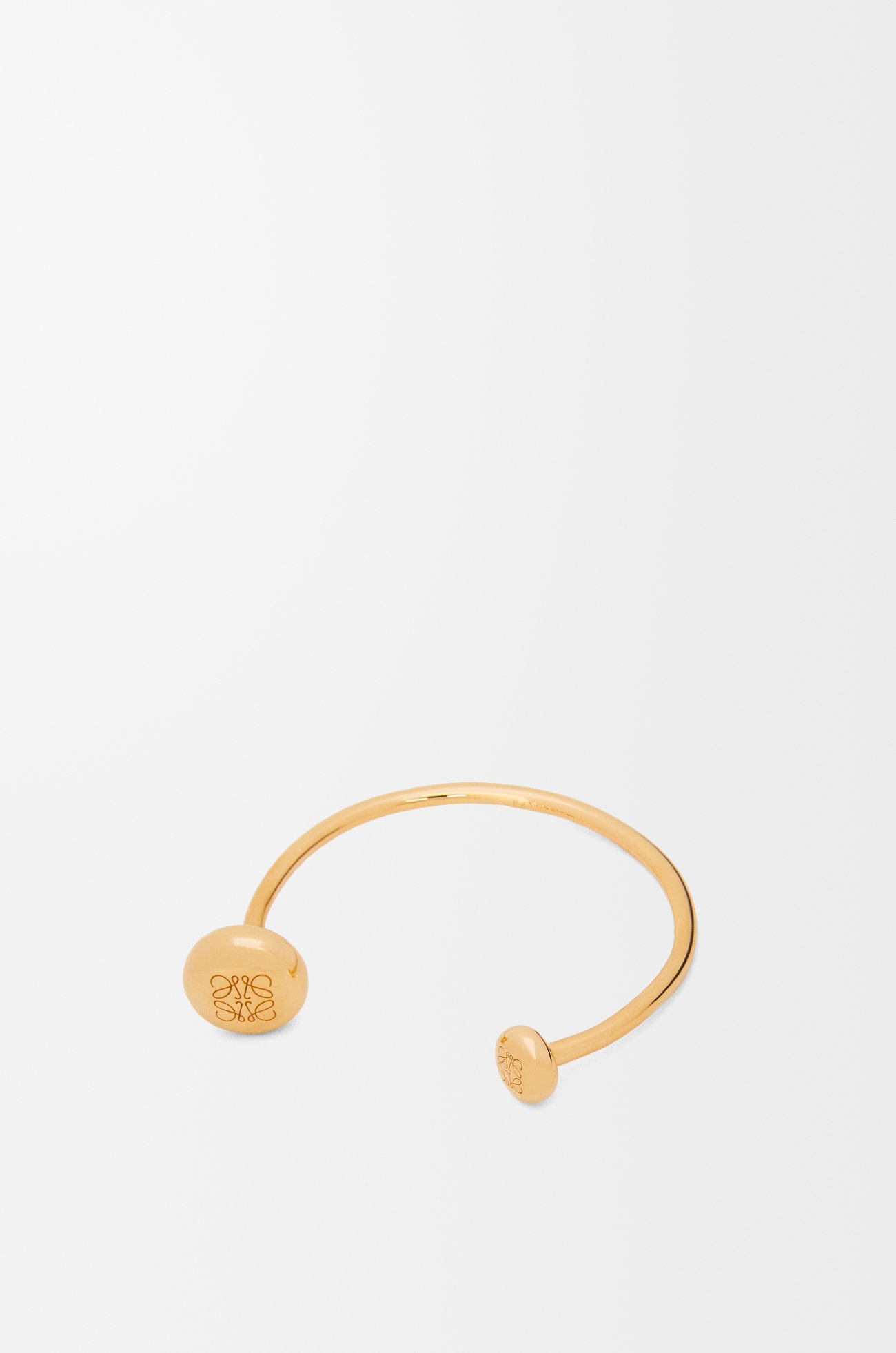 LOEWE 純銀 Anagram Pebble 手環 金色 plp_rd