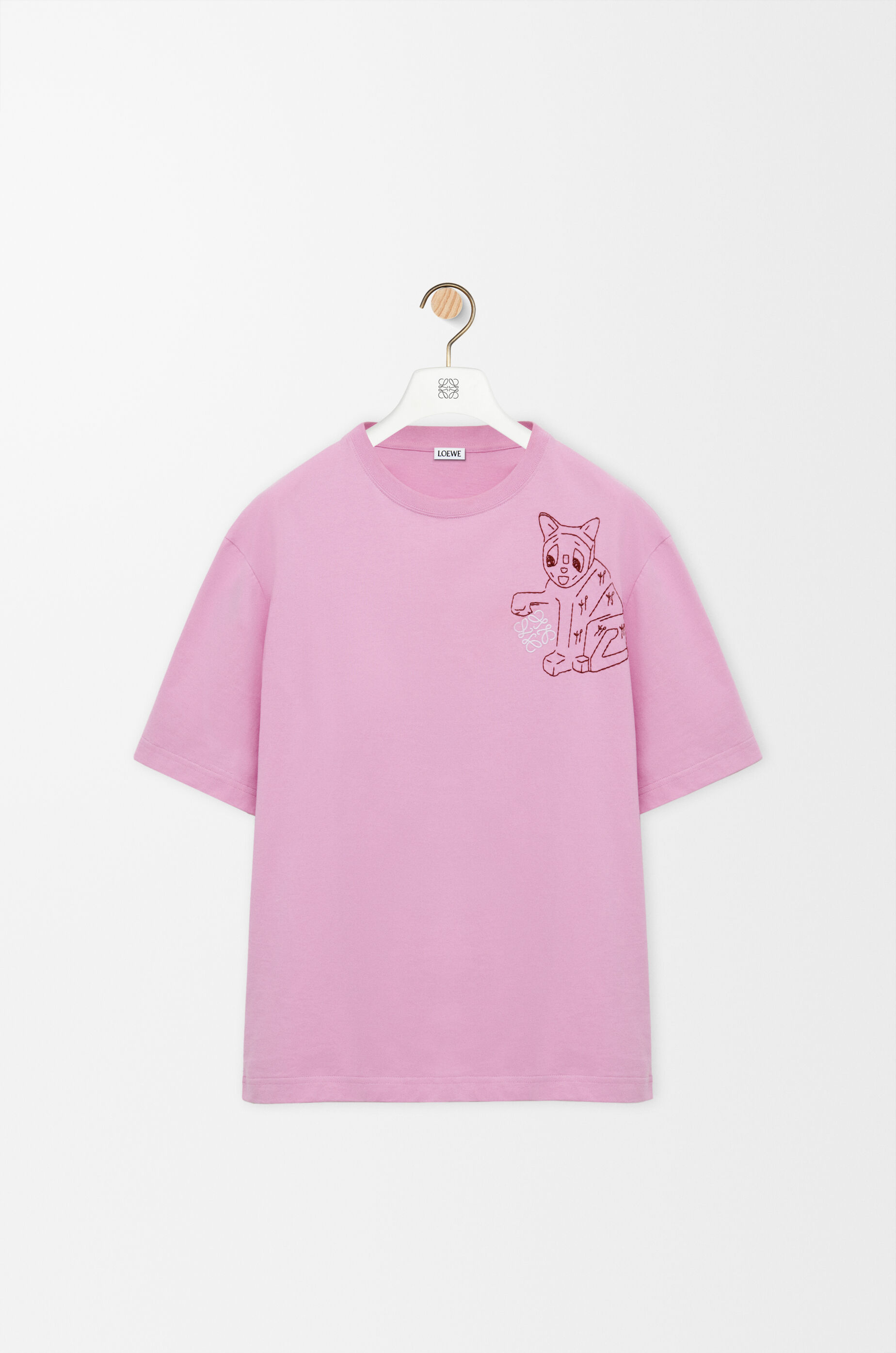 Loose fit T-shirt in cotton Pink - LOEWE