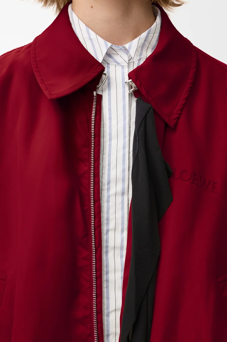 LOEWE Chaqueta en tejido técnico Rojo