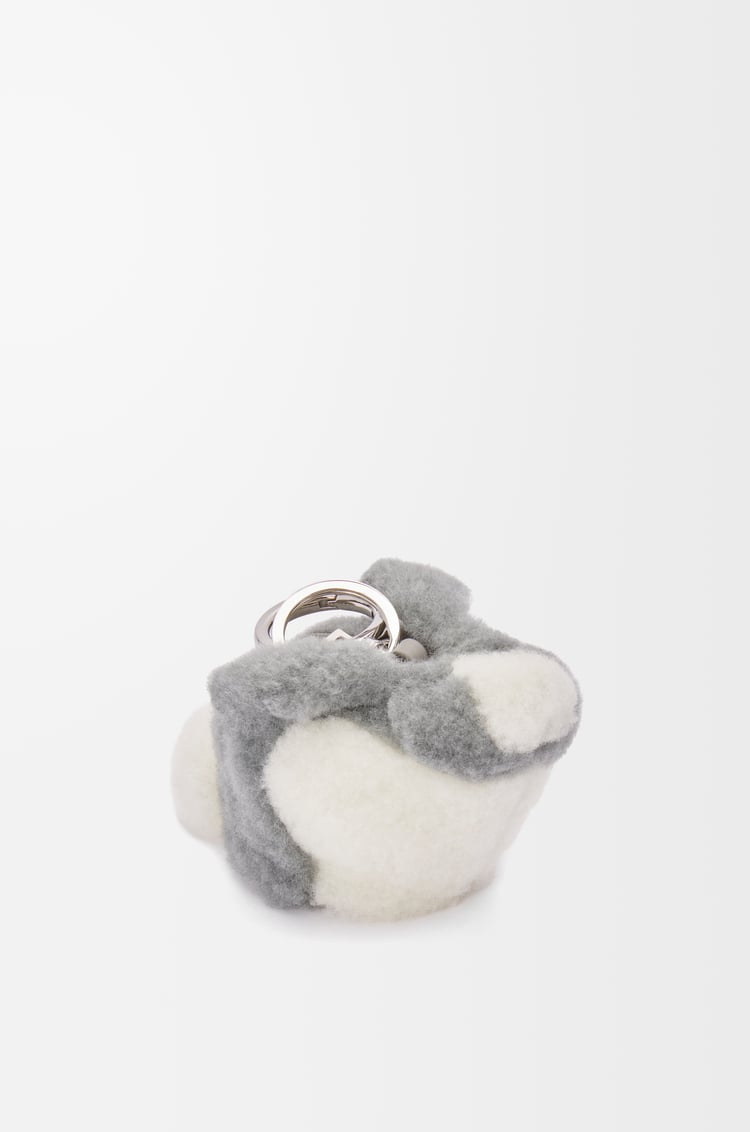 LOEWE Monedero Bunny en lana de oveja Gris Claro