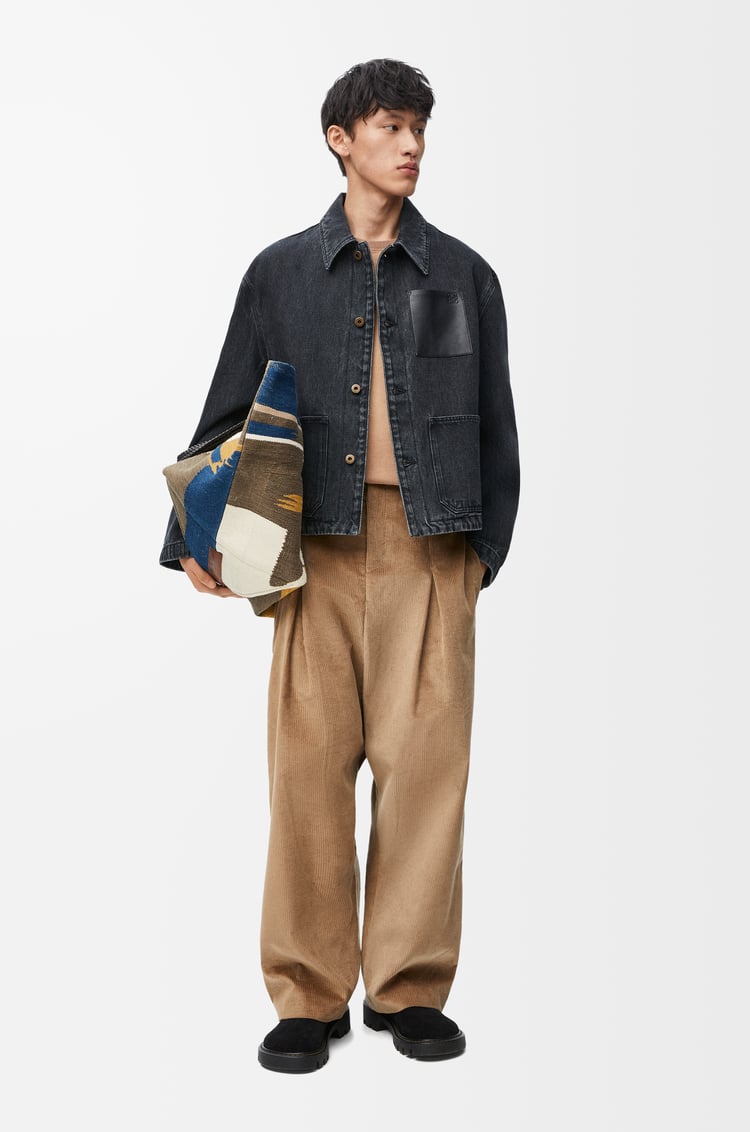 LOEWE Workwear jacket in denim Black