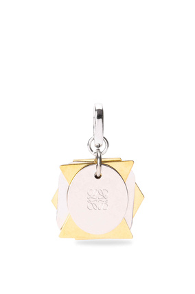 LOEWE Origami charm in sterling silver Silver/Gold plp_rd