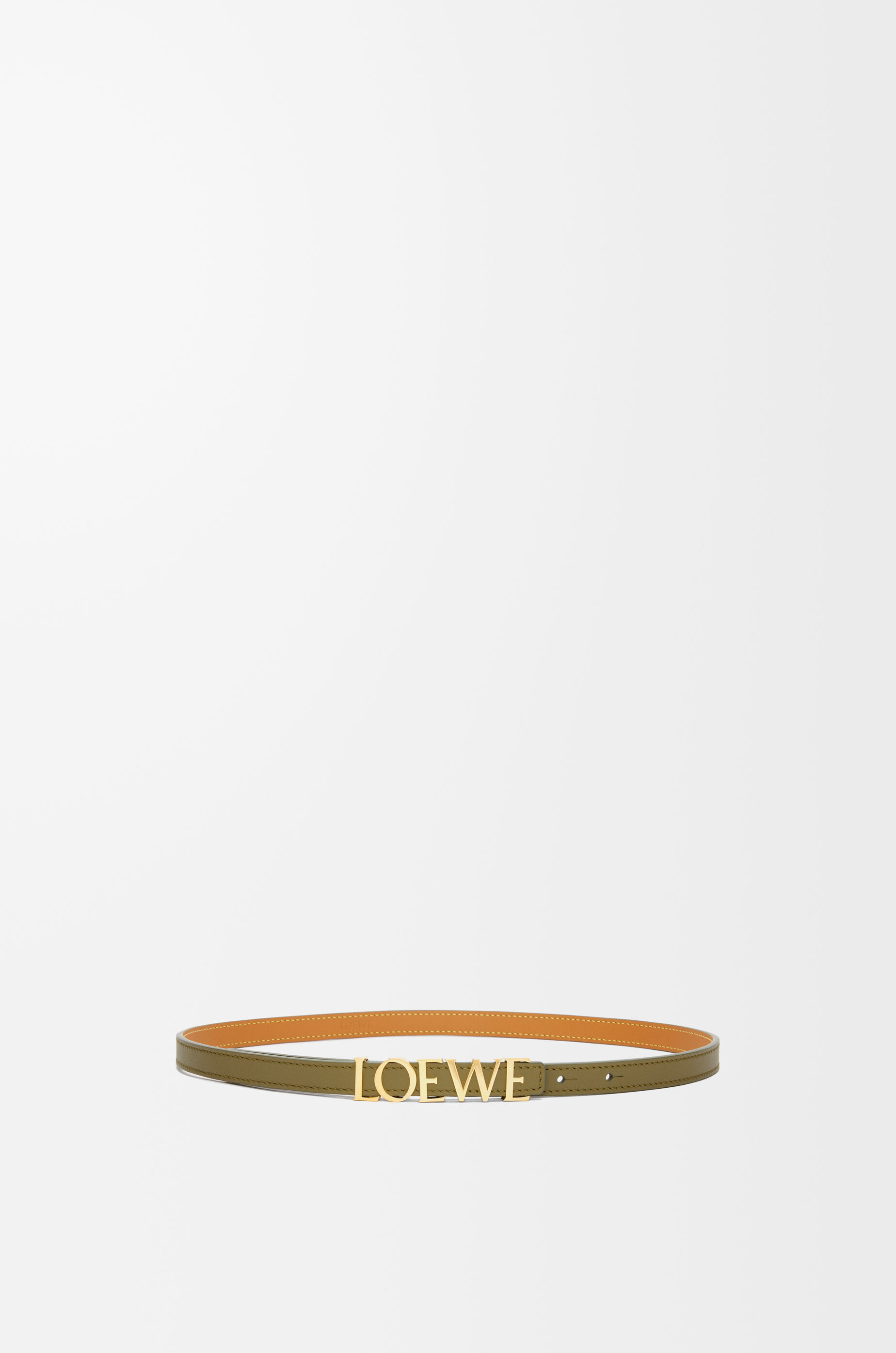 ロエベ ベルト（スムースカーフ） グリーン - LOEWE
