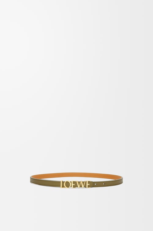 LOEWE Cinturón LOEWE en piel de ternera Oliva/Dorado plp_rd