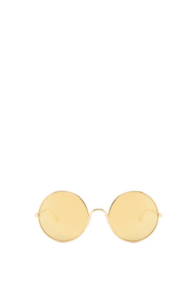 LOEWE Gafas de sol redondas en metal Oro Brillante Endura/Oro plp_rd