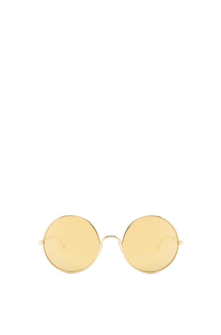 LOEWE Gafas de sol redondas en metal Oro Brillante Endura/Oro pdp_rd