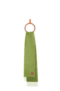 LOEWE Scarf in wool and mohair Lime Green pdp_rd