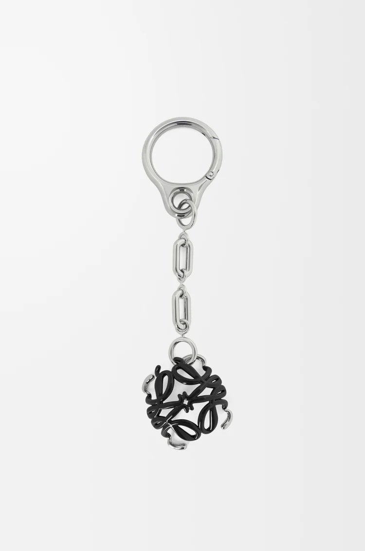 LOEWE Charm Scarabeo Anagram Plata/Negro