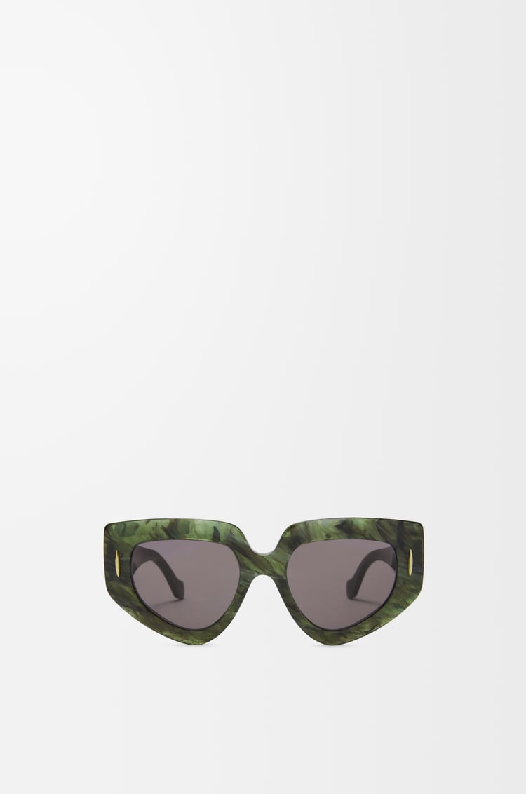 LOEWE Lunettes de soleil Butterfly Screen Marbre Vert Foncé