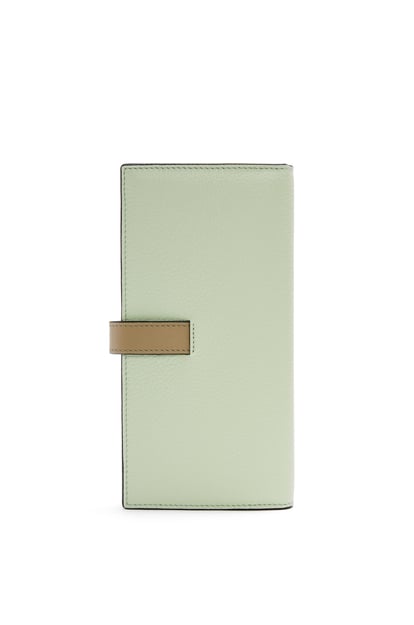 LOEWE Large vertical wallet in grained calfskin Spring Jade/Clay Green plp_rd