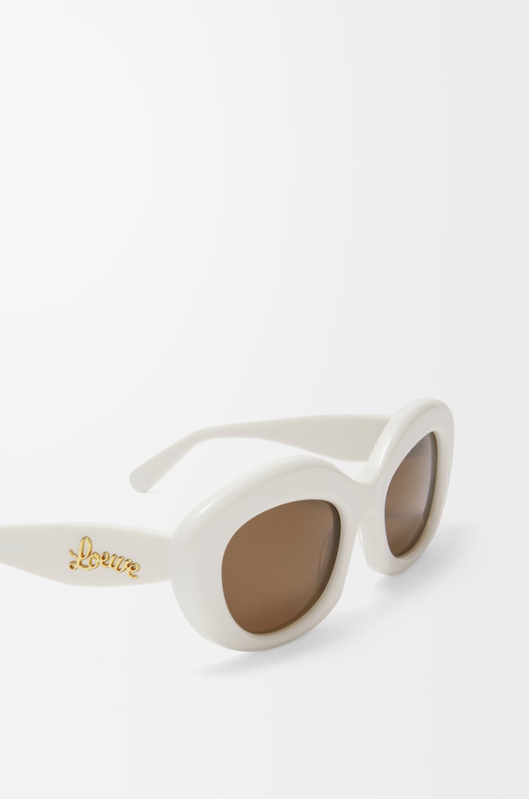 LOEWE ドーン サングラス ソリッドホワイト