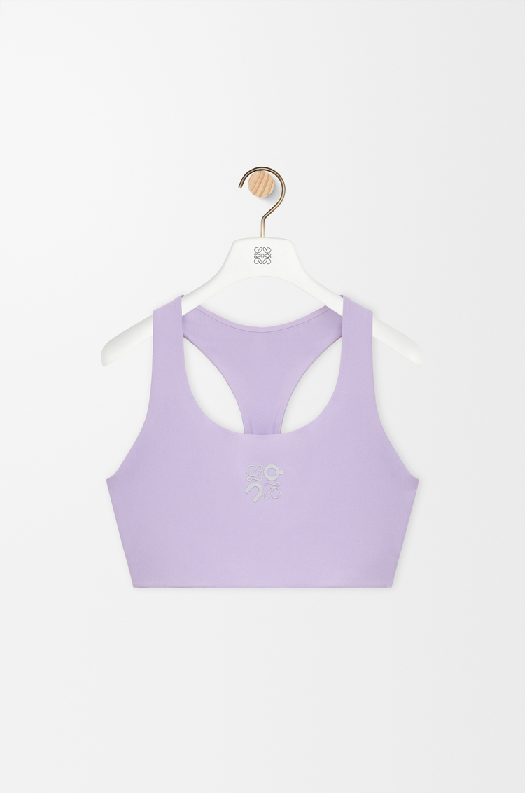LOEWE Soft bra in technical jersey Lilac