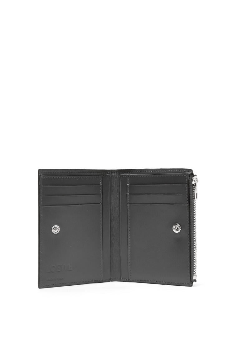 LOEWE Compact wallet in soft grained calfskin Anthracite